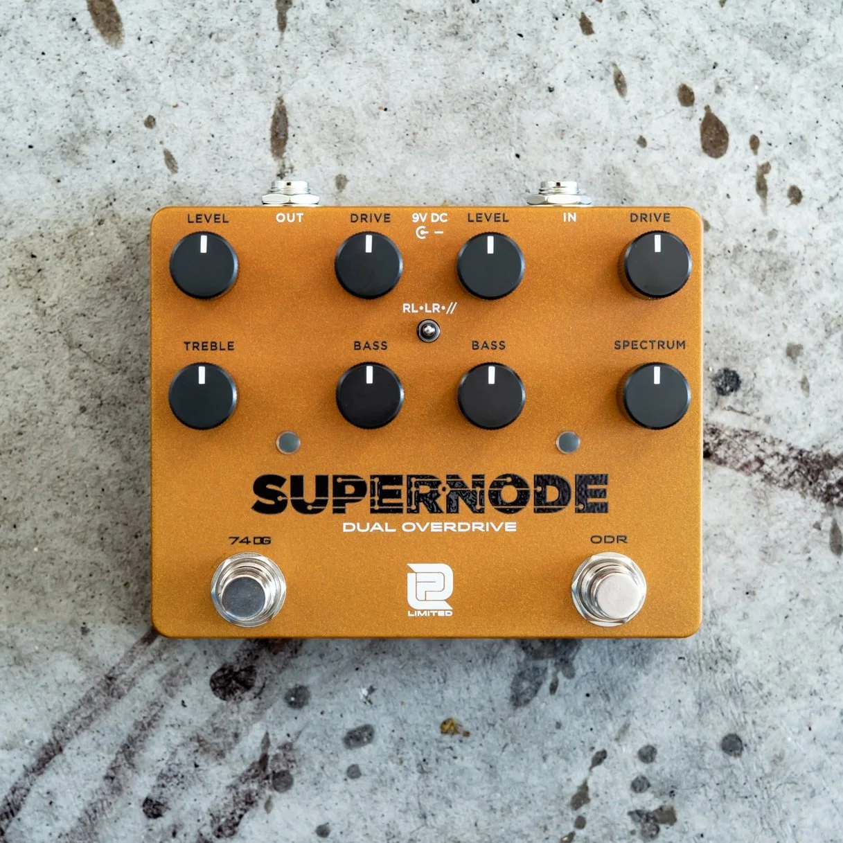 Supernode Dual Overdrive Pedal | Analog ODR + Seventy4 Circuits